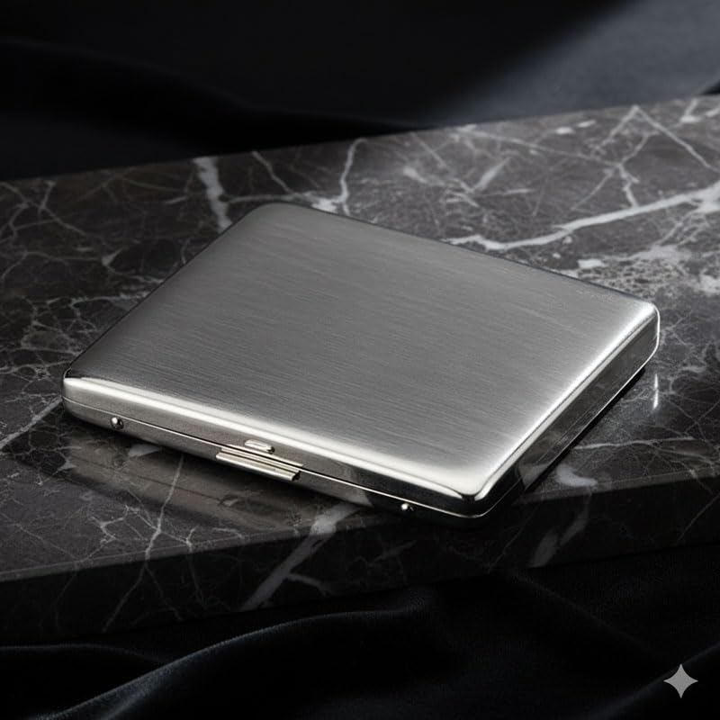 Amazon | PARTISAN 薄型ステンレス シンプルデザイン シガレットケース Amazon | PARTISAN 薄型ステンレス シンプルデザイン シガレットケース